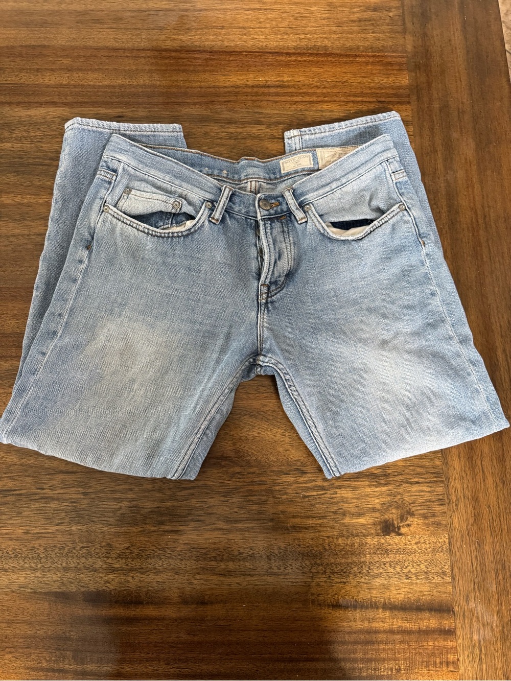 AllSaints Light Blue Denim Low rise “Boys Jeans” size 28